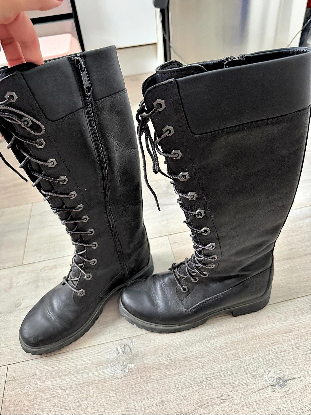 Timberland Women's Premium 14-Inch Waterproof Boot Black Boots